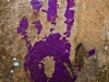 Purple Graffiti Handprint