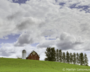 First view of the barn