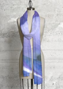 Hydrangea Blues Modal Scarf