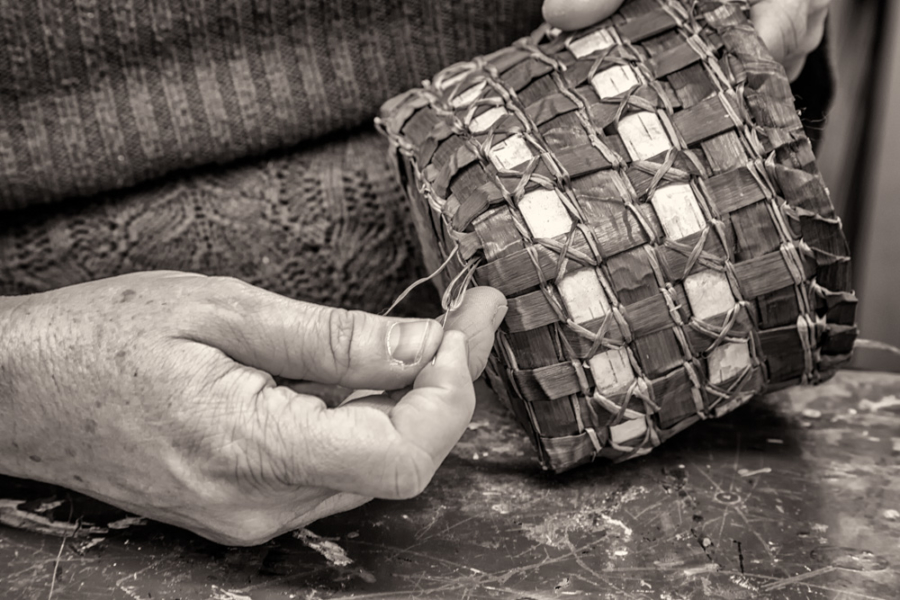 Mending, basket making, Maker's Hands